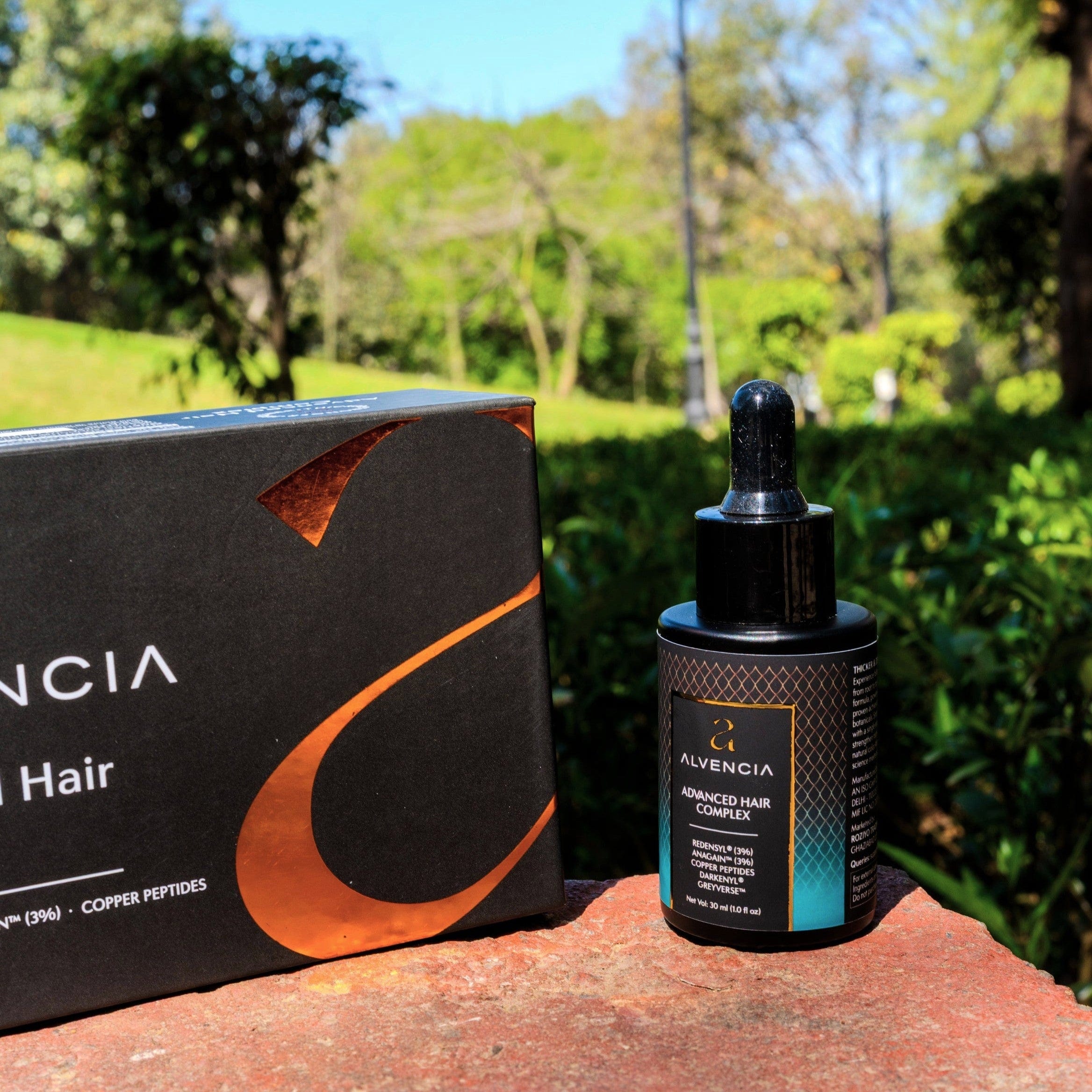 Alvencia™ Hairline Growth Serum with Rosemary Oil, Redensyl®, Hyaluronic Acid, Niacinamide, Saw Palmetto, AnaGain™, Darkenyl & DHT Blockers for Hair Fall hair loss treatment Advanced Hair Complex
