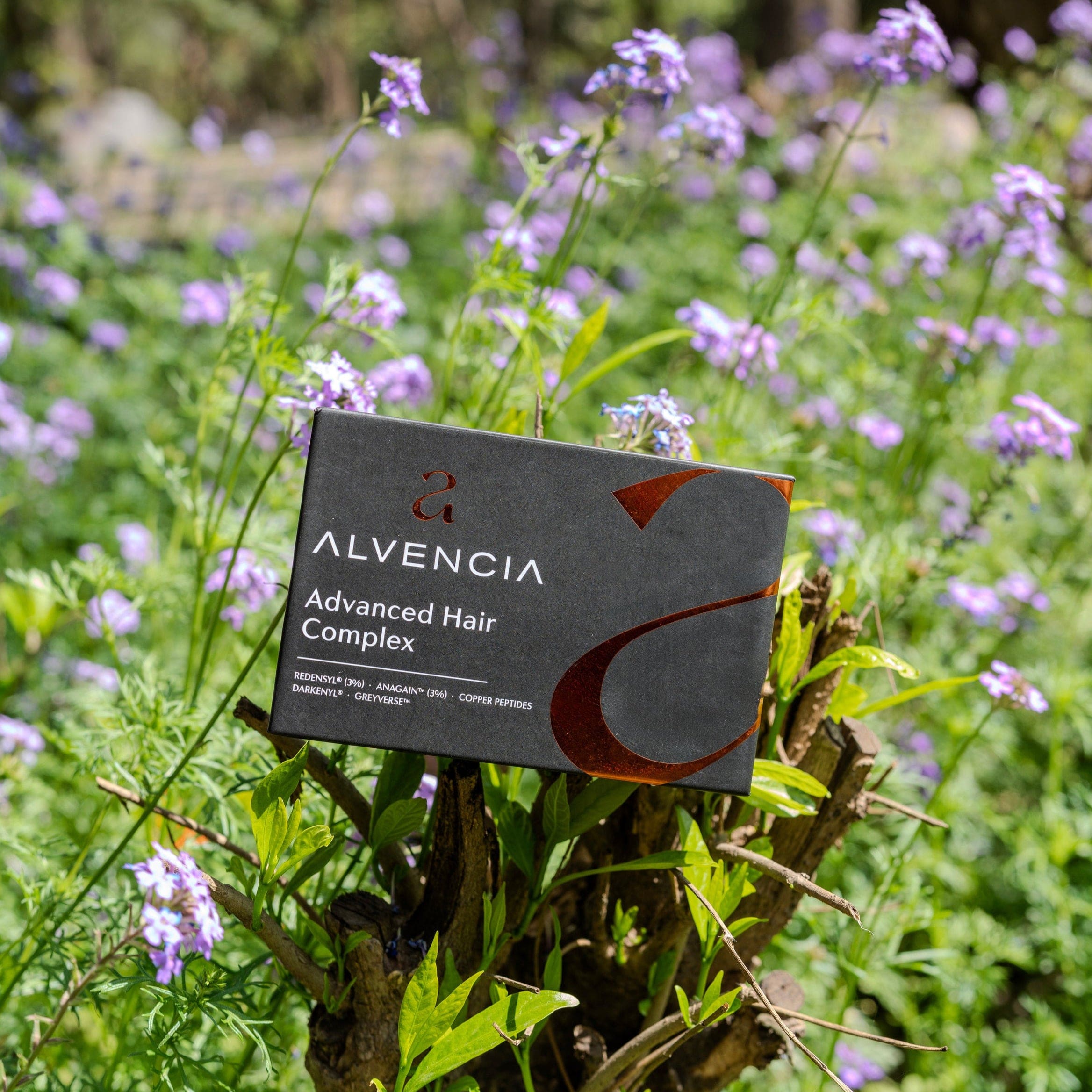 Alvencia™ Hairline Growth Serum with Rosemary Oil, Redensyl®, Hyaluronic Acid, Niacinamide, Saw Palmetto, AnaGain™, Darkenyl & DHT Blockers for Hair Fall hair loss treatment Advanced Hair Complex