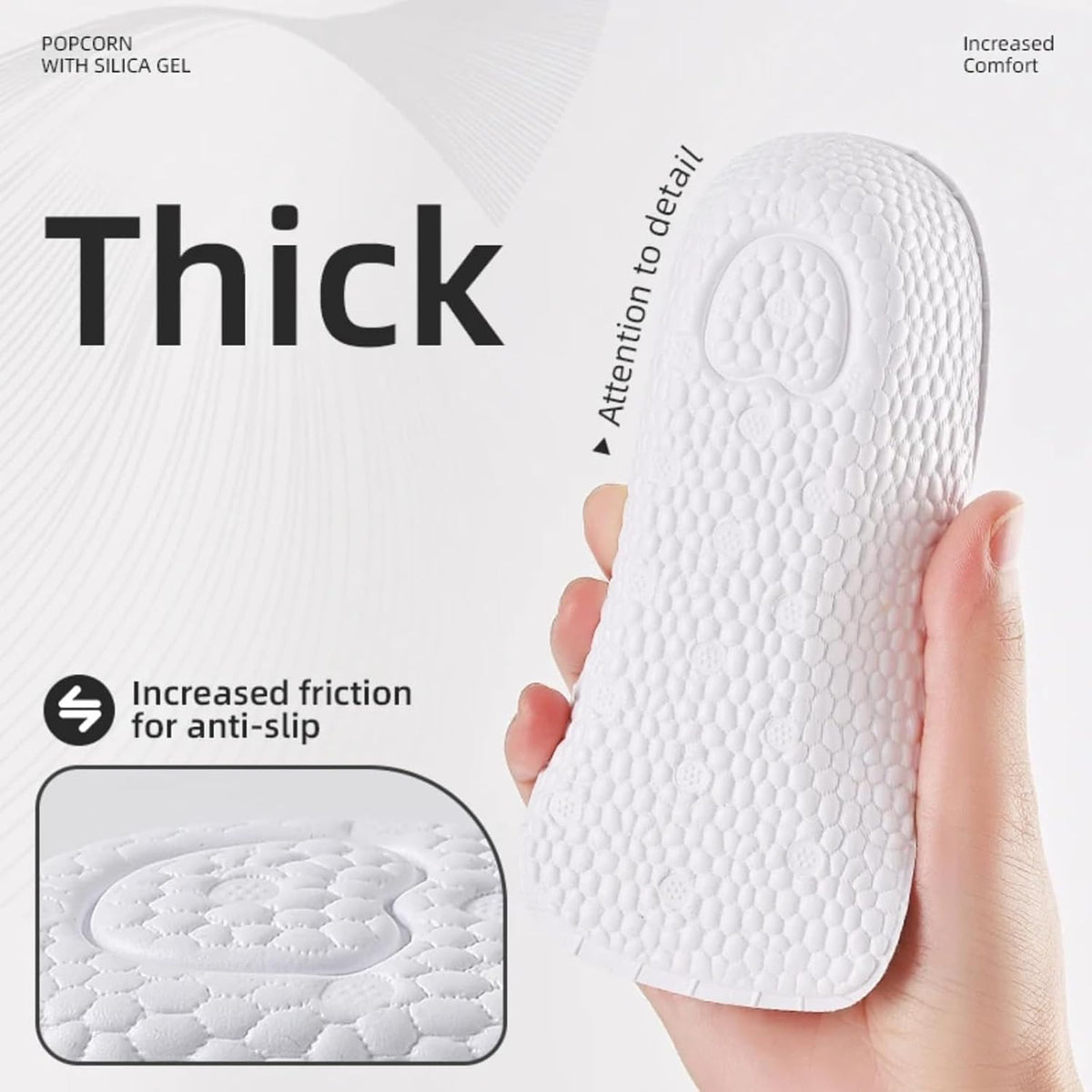 Comfortstepzy Height-lifting Insoles | Shoe Insoles Inner Soles Height Lifting Arch Support Enhancing ComfortStepzy Height-Lifting Insoles